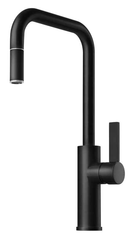 Köksblandare Tapwell Arman ARM985 med utdragbar pip mattsvart