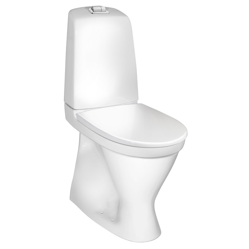 Golvstående WC Gustavsberg Nautic 1546 Hygienic Flush med ceramic plus Hög Modell